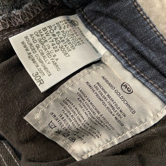 AG Adriano Goldschmied The Prima Jeans Size 30R Mid Rise Cigarette Straight Leg - Picture 10 of 12